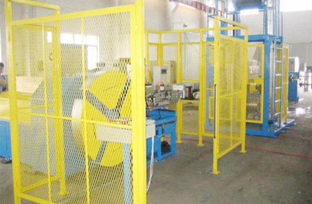 Track steel cord winding machine