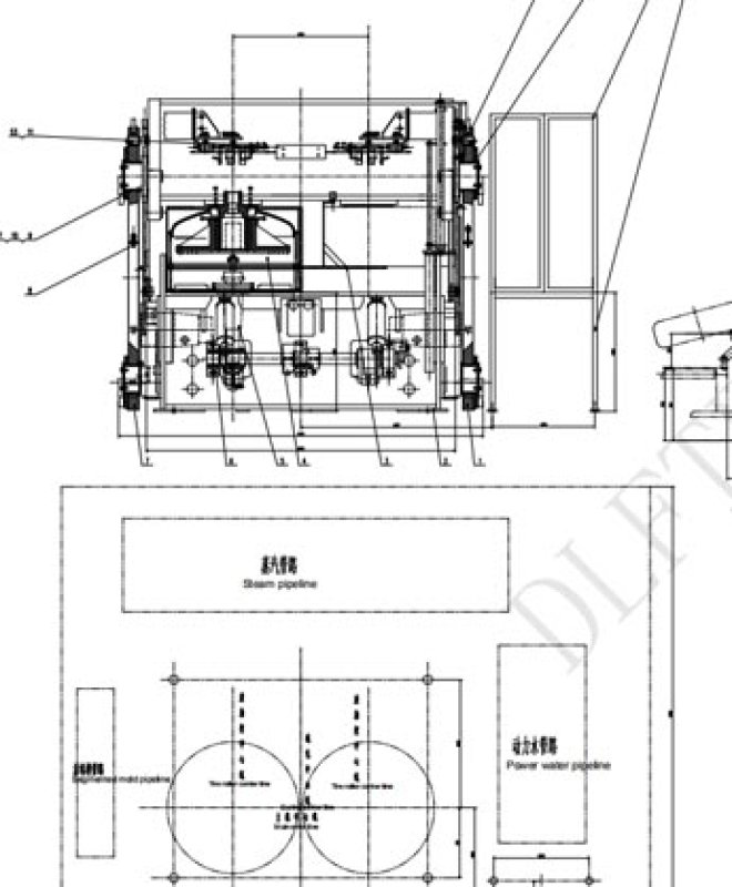 3.4-(55 Inch) Double mold mechanical curing press