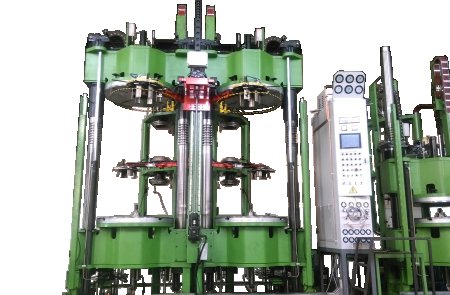 Hydraulic curing press for PCR/TBR