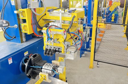 Air spring single bead winding line